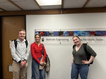 UQ Students by Materials Engineering Sign